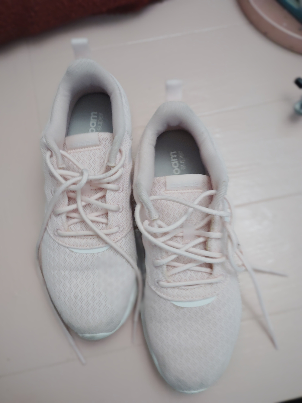 adidas Women's Light Pink Athletic Sneakers